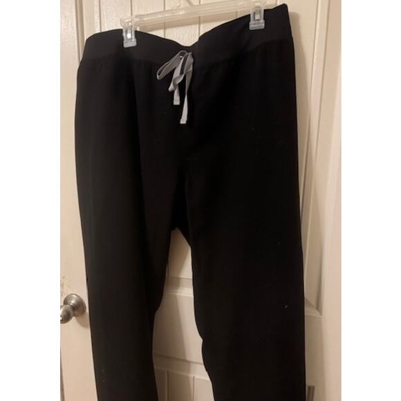 FIGS Women’s High Waisted Livingston Scrub Black Pants XXL Tall - Picture 6 of 7